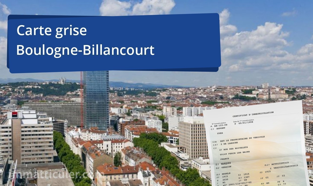 obtenez votre carte grise à boulogne rapidement et facilement. découvrez les démarches simplifiées, les documents nécessaires et les services disponibles pour l’immatriculation de votre véhicule. votre solution pour une carte grise sans tracas !